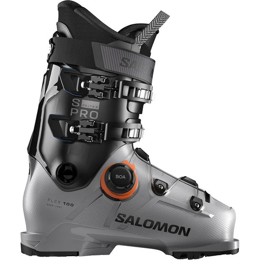 Chaussures de ski Salomon S/Pro Delta R100 Gris acier / Noir / Bleu marine Homme