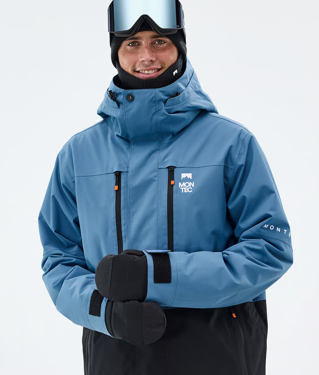 Veste de ski Fawk pour homme - Bleu acier/Noir