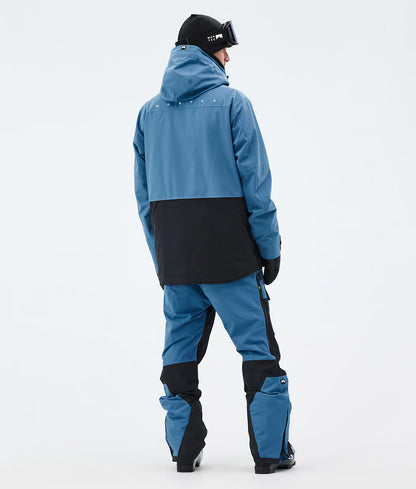 Veste de ski Fawk pour homme - Bleu acier/Noir