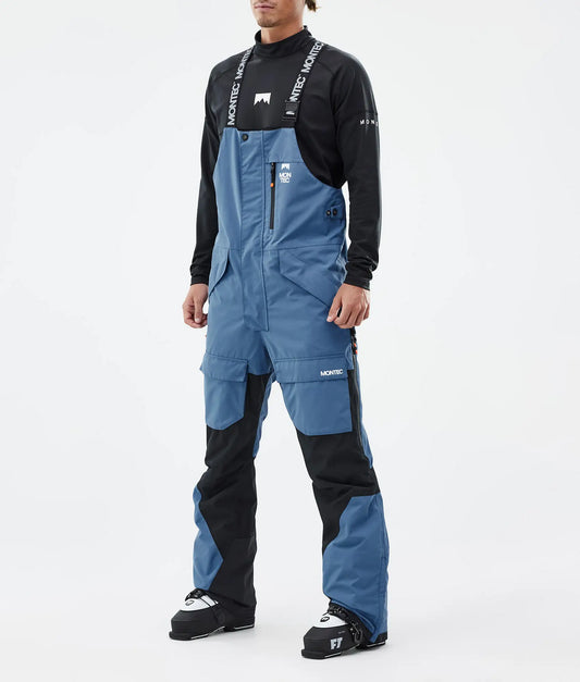 Pantalon de ski Fawk pour homme - Bleu acier/Noir