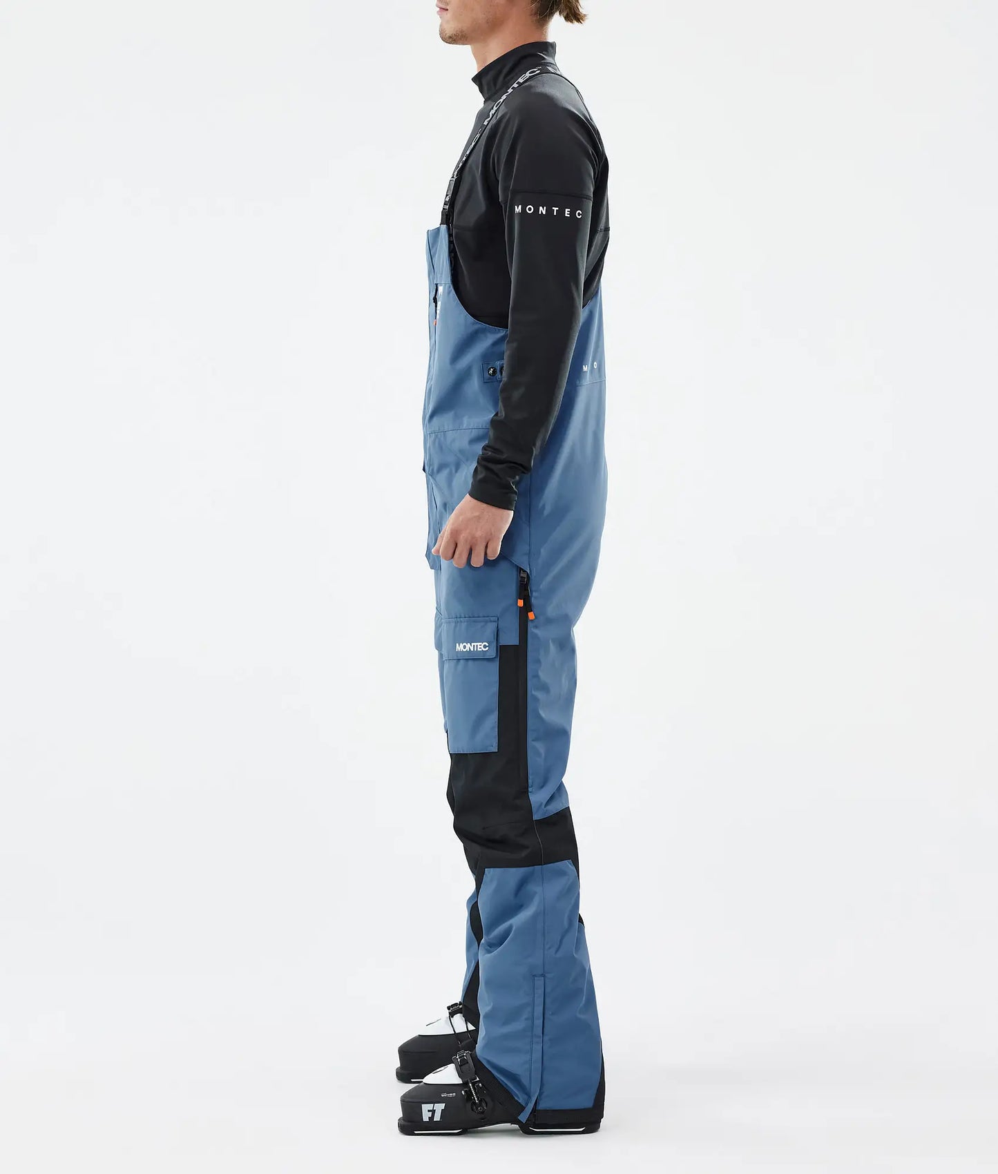 Pantalon de ski Fawk pour homme - Bleu acier/Noir