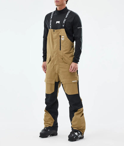 Pantalon de ski Fawk pour homme - Or/Noir