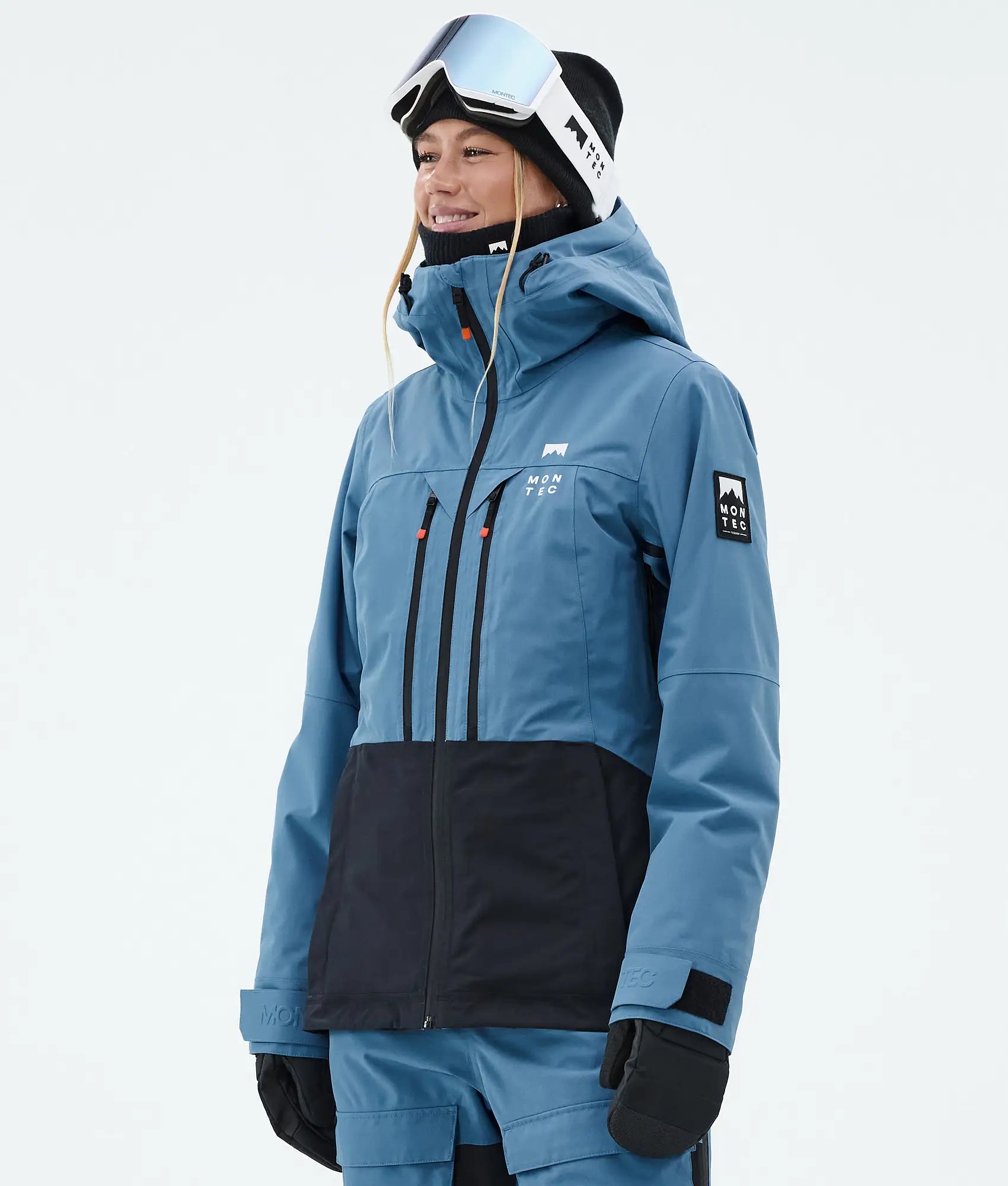 Veste de ski Moss W pour femme - Bleu acier/Noir