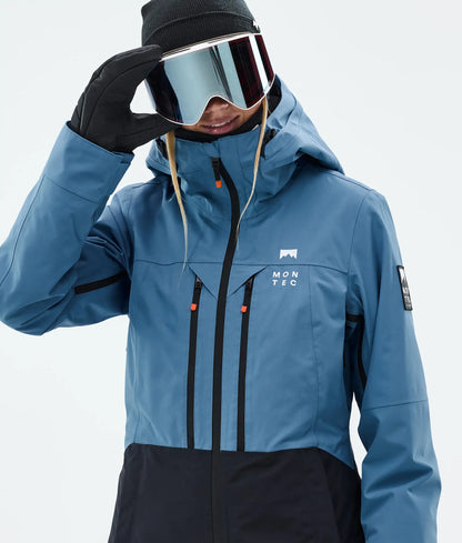 Veste de ski Moss W pour femme - Bleu acier/Noir