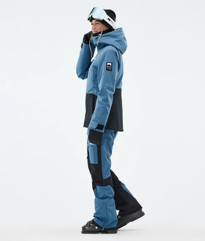 Veste de ski Moss W pour femme - Bleu acier/Noir