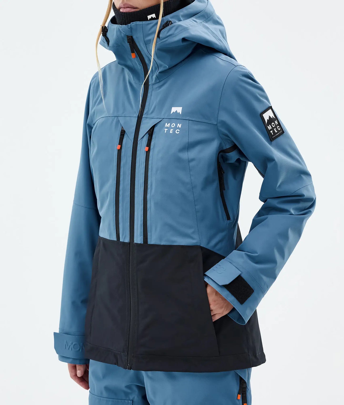 Veste de ski Moss W pour femme - Bleu acier/Noir
