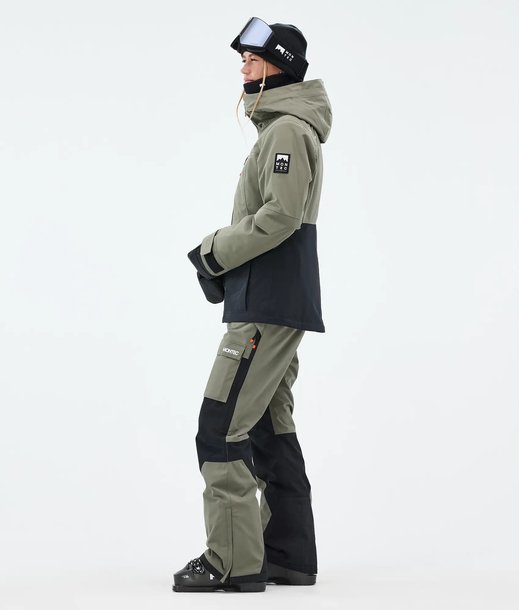 Veste de ski Moss W pour femme - Vert/Noir