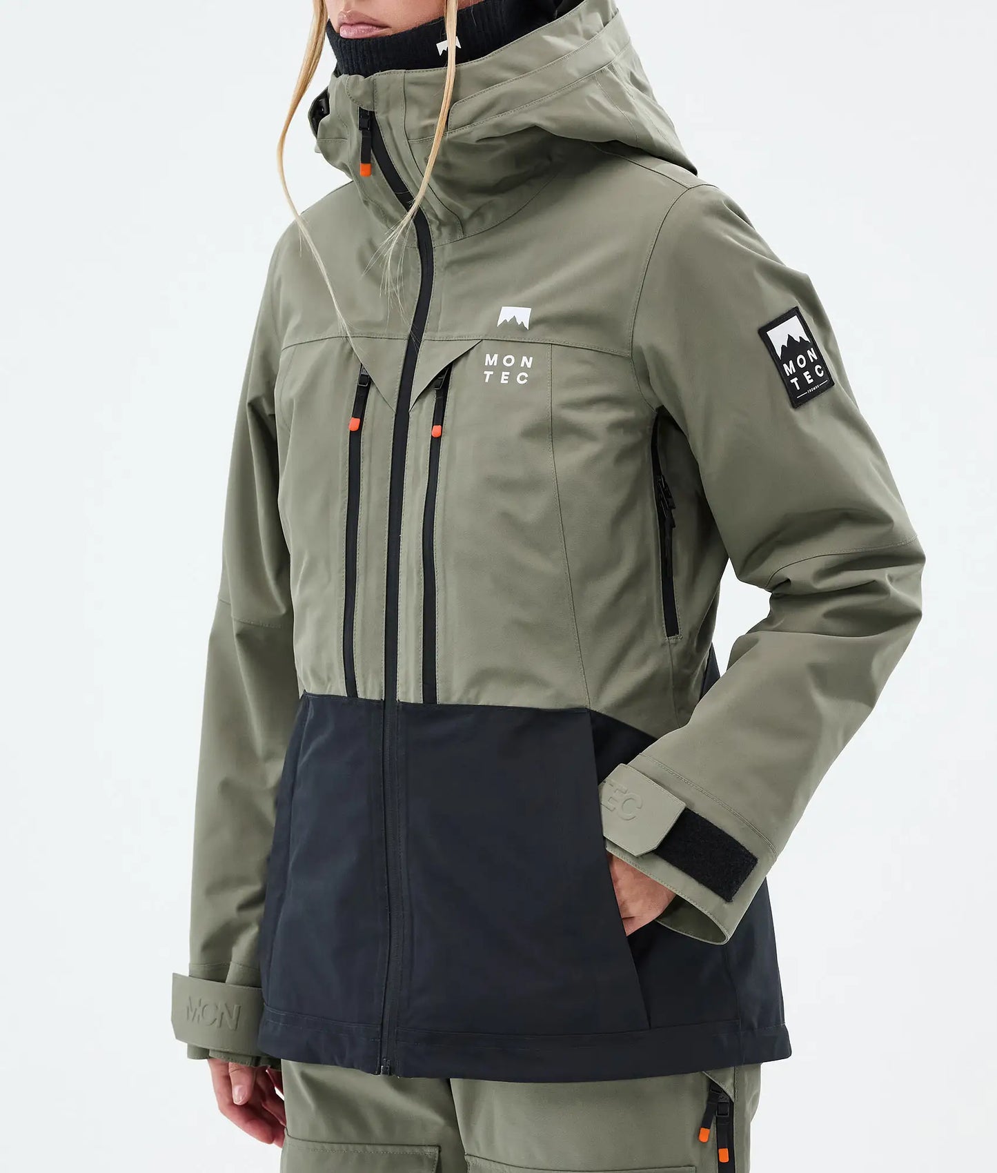 Veste de ski Moss W pour femme - Vert/Noir