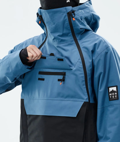 Doom Veste de Ski Homme Blue Steel/Black