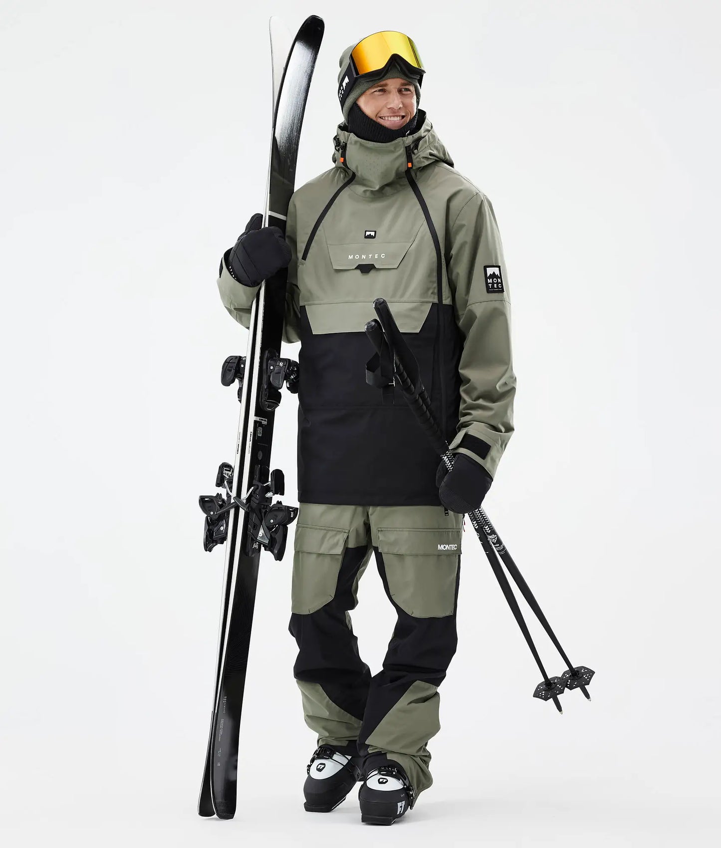 Veste de ski Doom pour homme - Vert/Noir