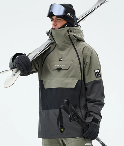 Veste de ski Doom pour homme - Vert/Noir/Fantôme