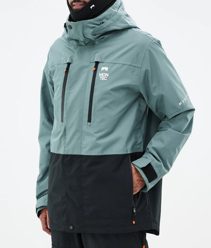 Veste de ski Fawk pour homme - Atlantique/Noir