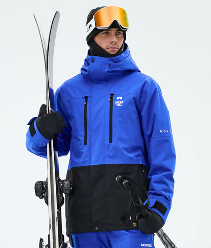 Veste de ski Fawk pour homme - Bleu cobalt/Noir