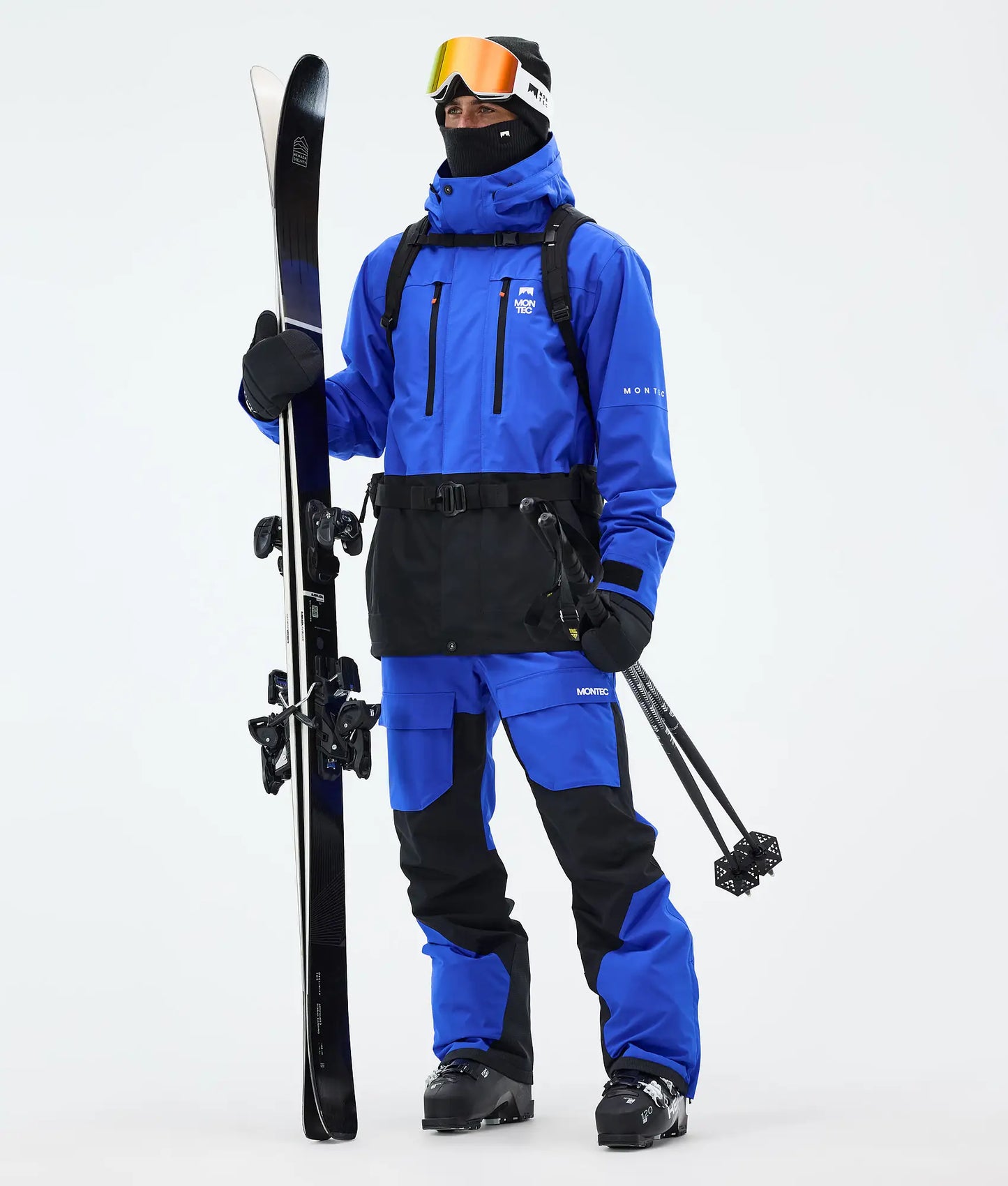 Veste de ski Fawk pour homme - Bleu cobalt/Noir