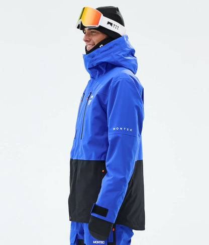 Veste de ski Fawk pour homme - Bleu cobalt/Noir