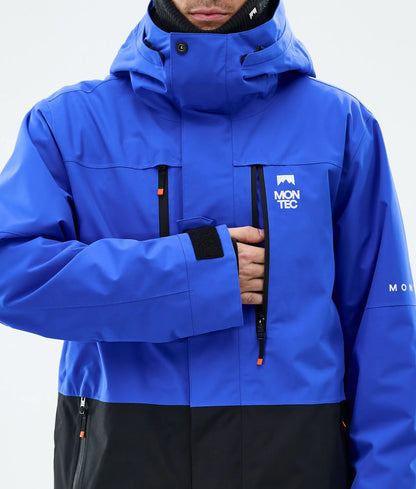 Veste de ski Fawk pour homme - Bleu cobalt/Noir