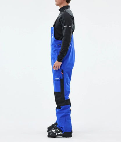 Pantalon de ski Fawk pour homme - Bleu cobalt/Noir