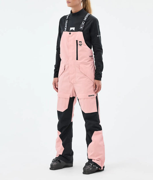 Fawk W Pantalon de Ski Femme Soft Pink/ Black