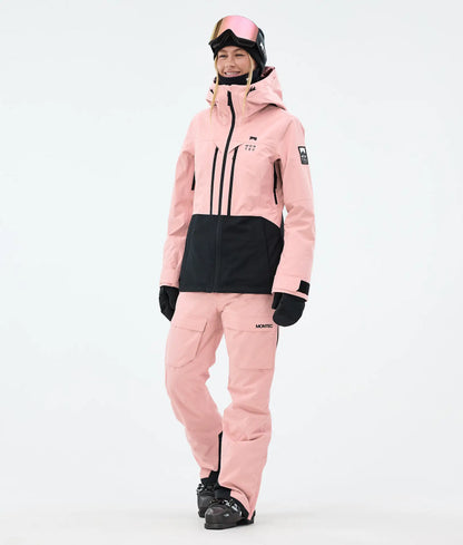 Pantalon de ski Kirin W pour femme - Rose pâle