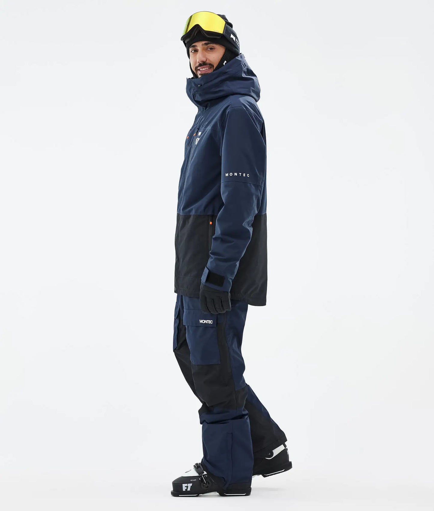 Veste de ski Fawk pour homme - Bleu foncé/Noir