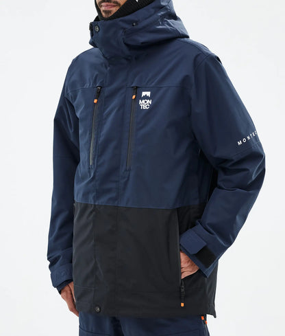Veste de ski Fawk pour homme - Bleu foncé/Noir