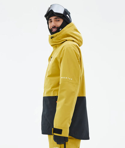 Veste de ski Fawk pour homme - Jaune/Noir