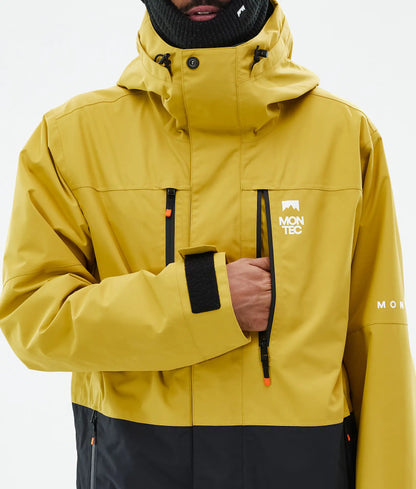 Veste de ski Fawk pour homme - Jaune/Noir