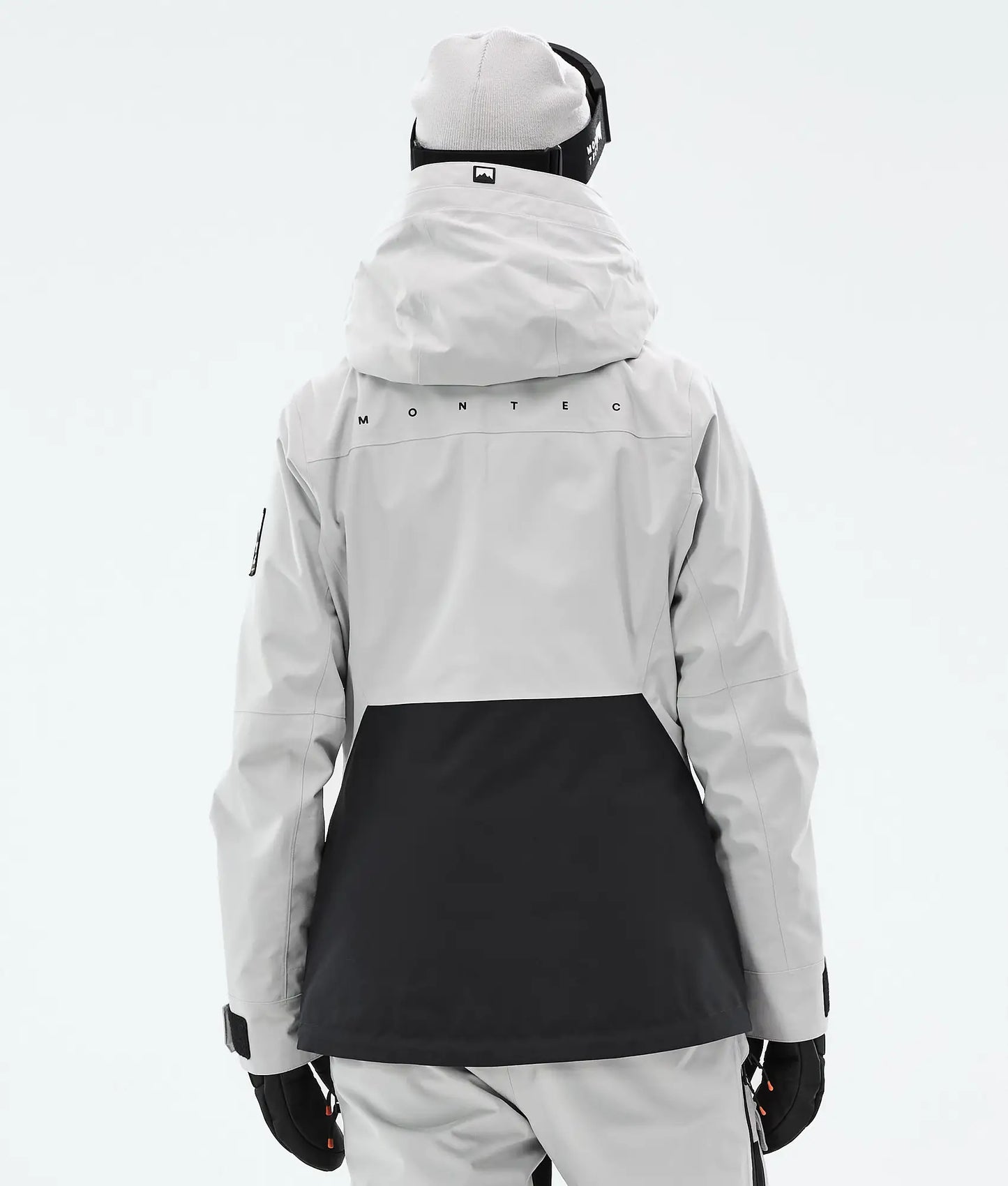 Veste de ski Moss W pour femme - Gris clair/Noir