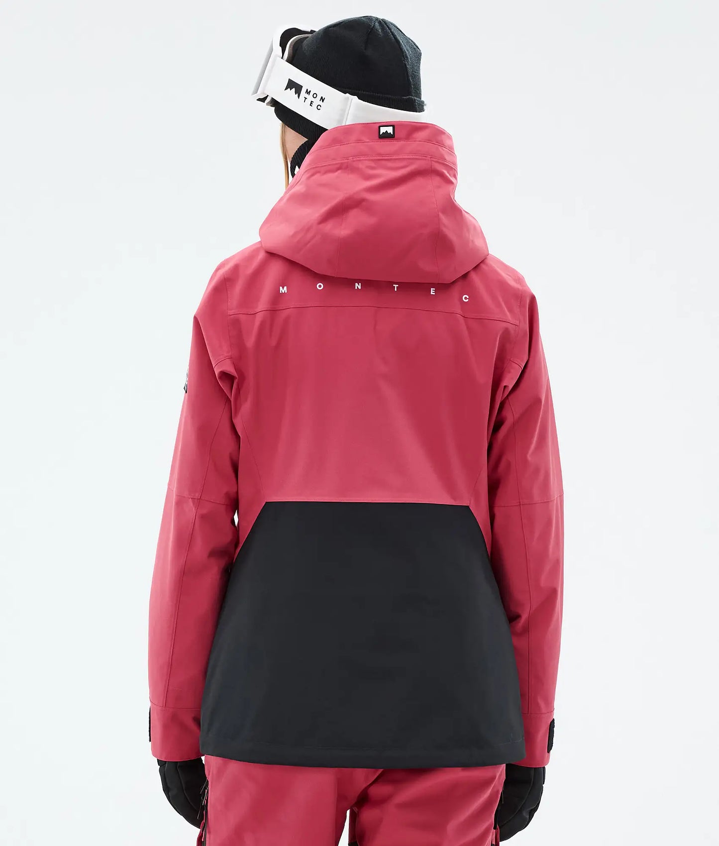 Veste de ski Moss W pour femme - Rouge clair/Noir