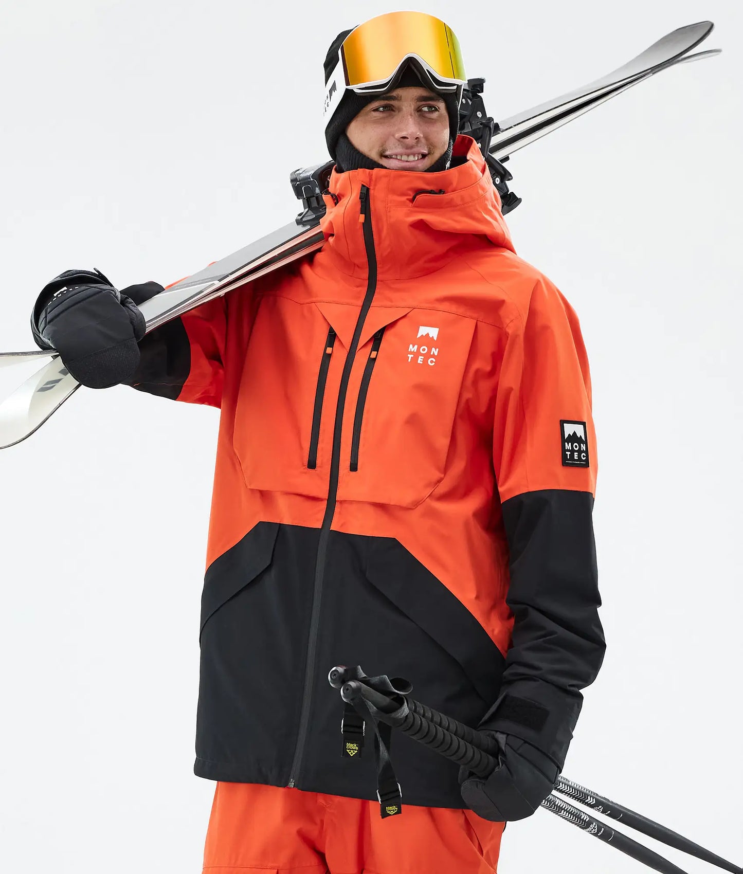 Veste de ski Arch pour homme - Orange/Noir