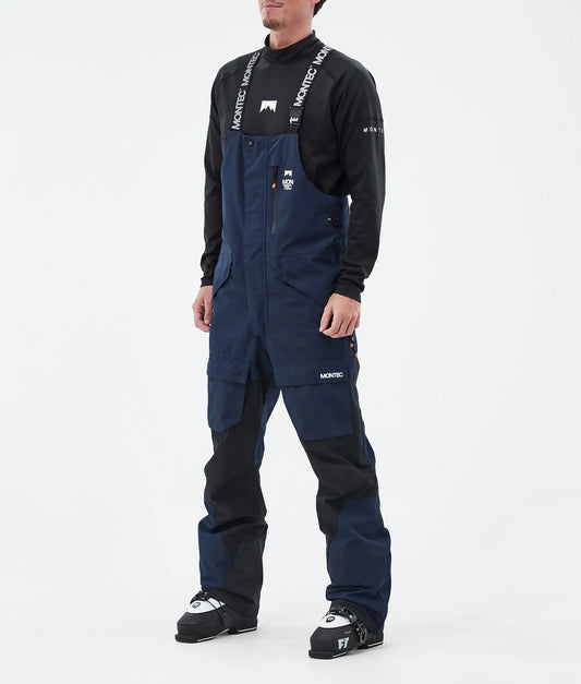 Pantalon de ski Fawk pour homme - Bleu foncé/Noir