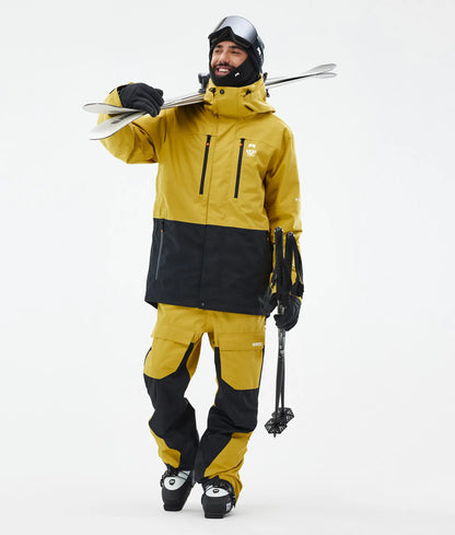 Pantalon de ski Fawk pour homme - Jaune/Noir