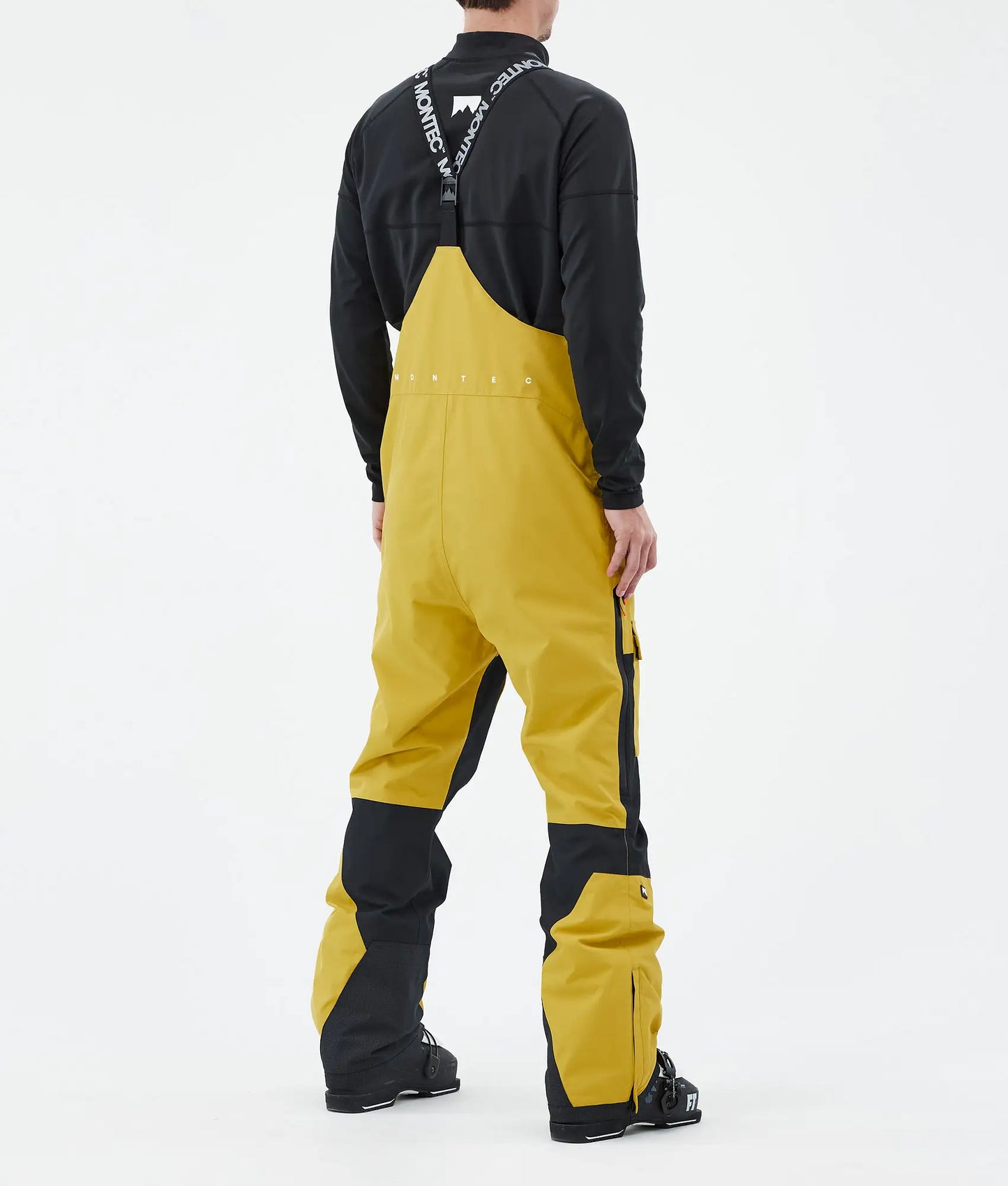 Pantalon de ski Fawk pour homme - Jaune/Noir