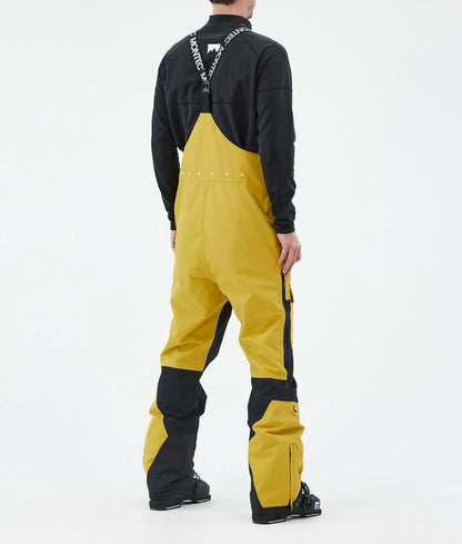 Pantalon de ski Fawk pour homme - Jaune/Noir