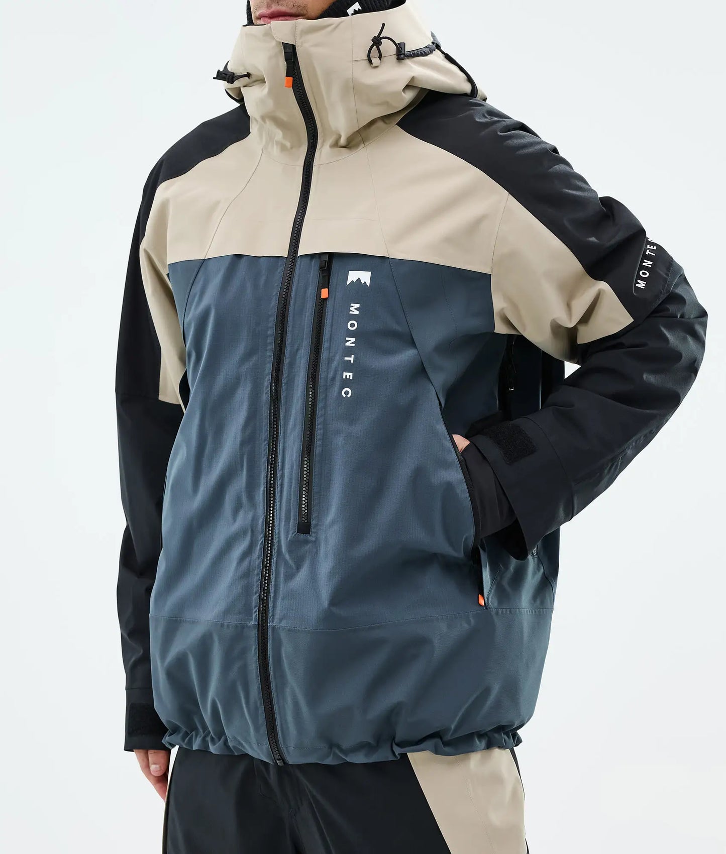 Veste de ski Oracle pour homme - Sable/Noir/Bleu métal