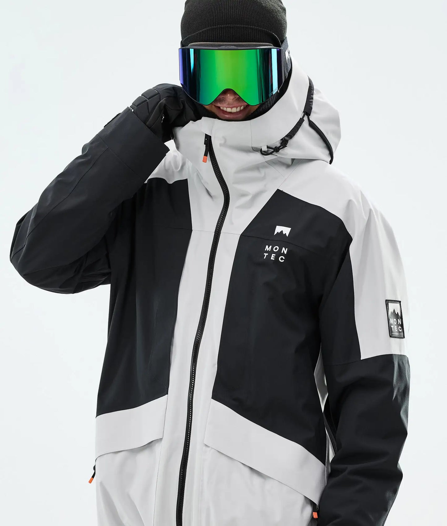 Veste de ski Morpheus pour homme - Gris clair/Noir