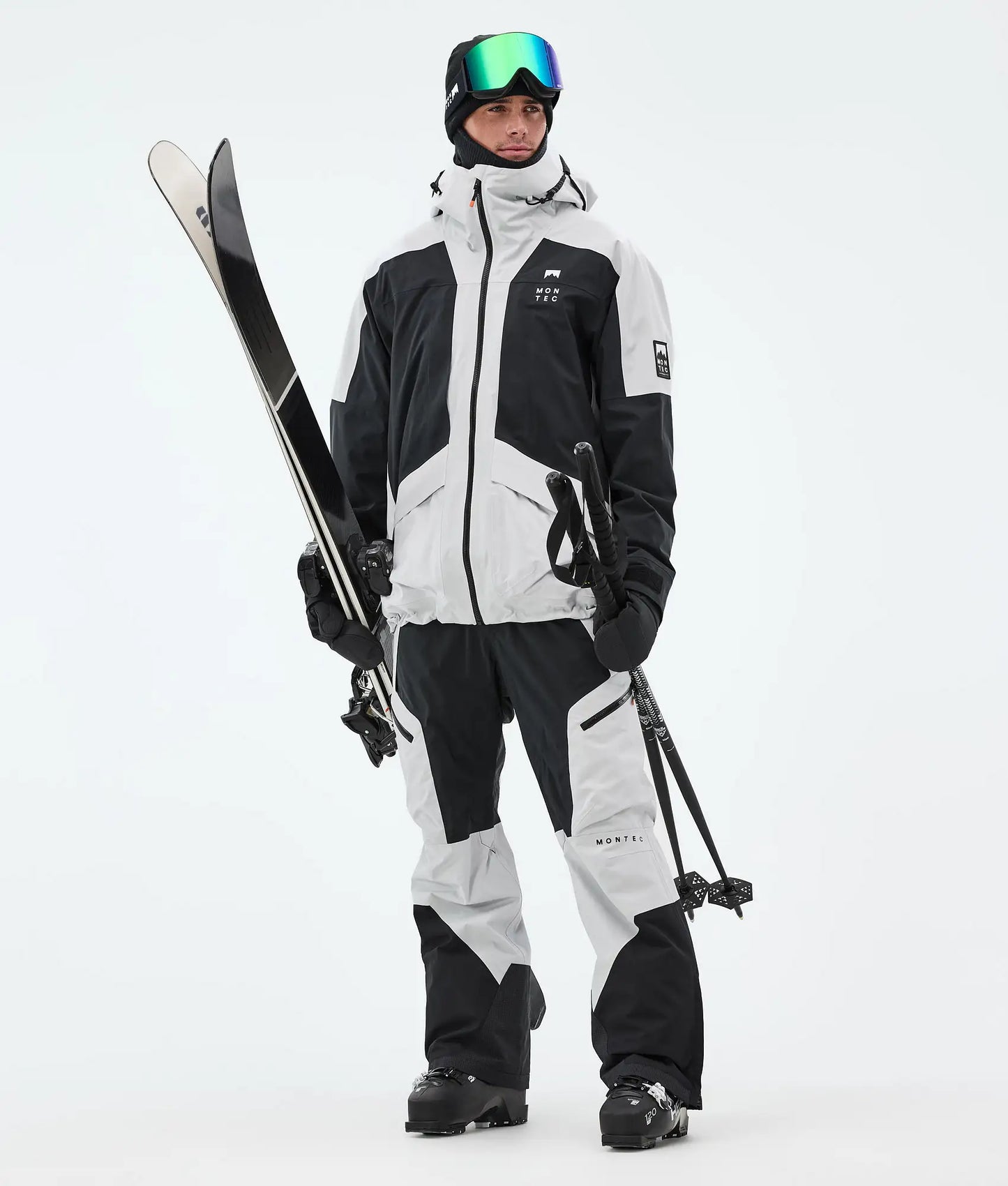 Veste de ski Morpheus pour homme - Gris clair/Noir