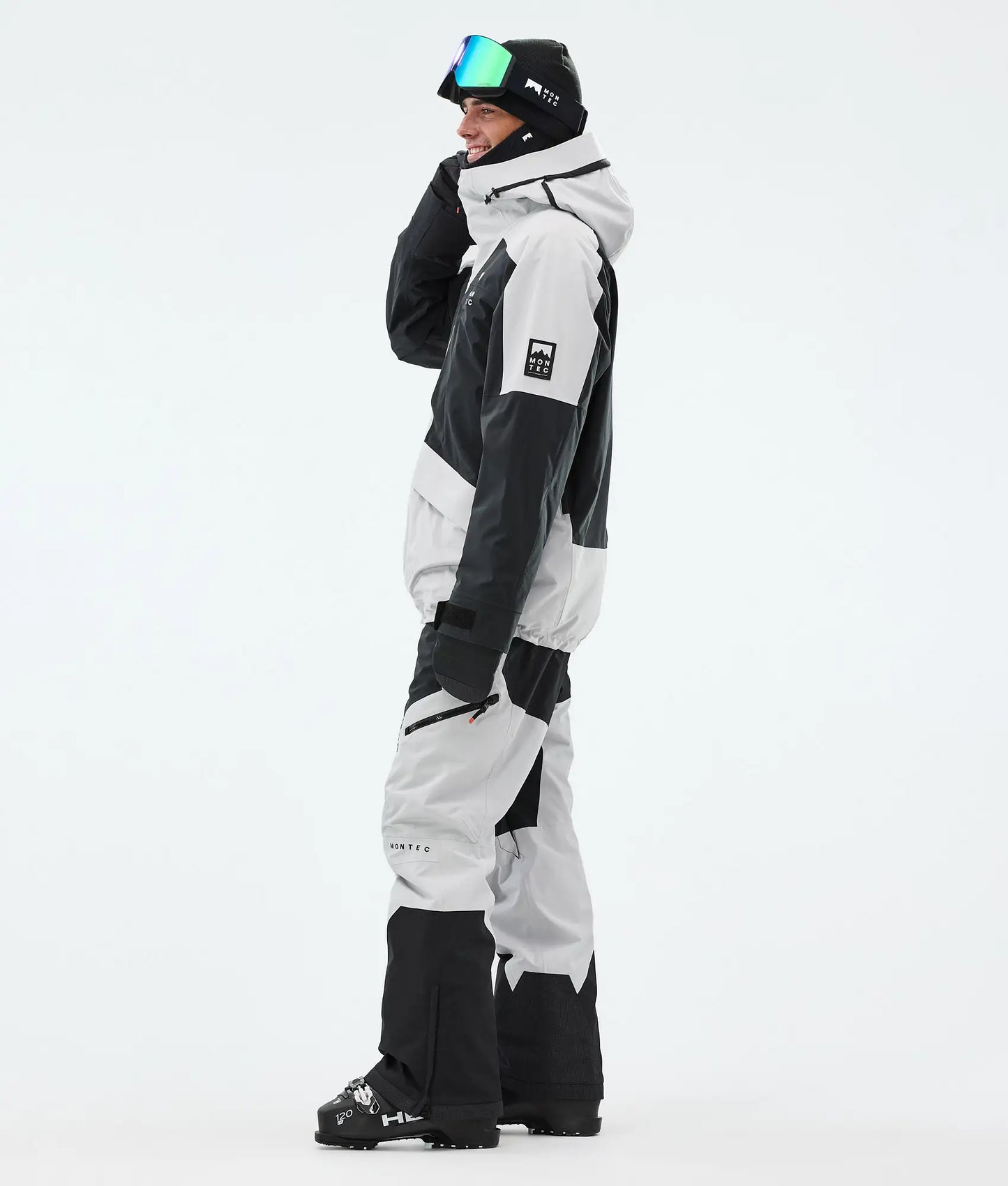 Veste de ski Morpheus pour homme - Gris clair/Noir