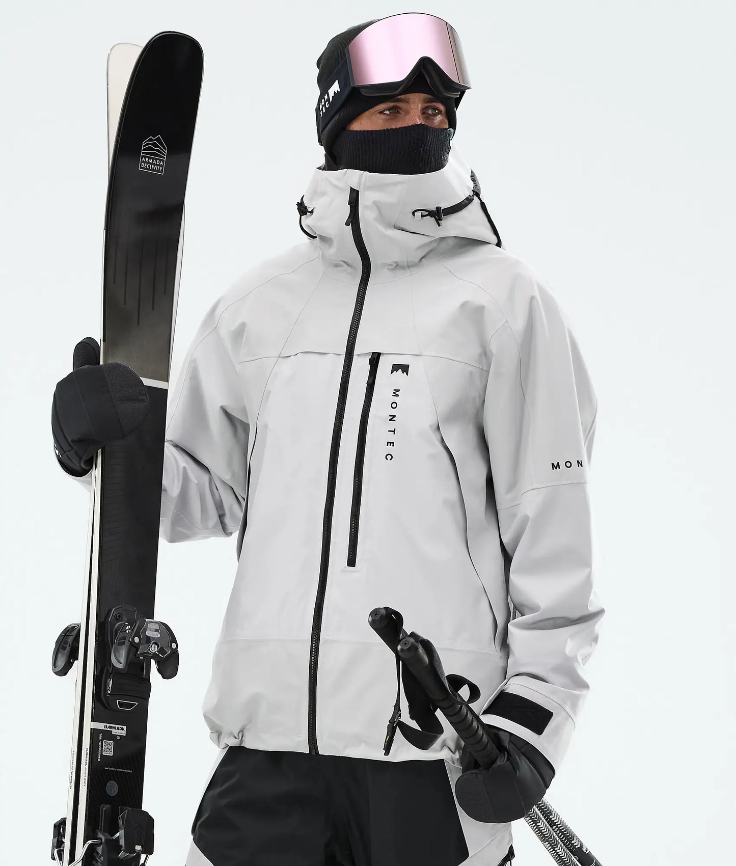 Veste de ski Oracle pour homme - Gris clair