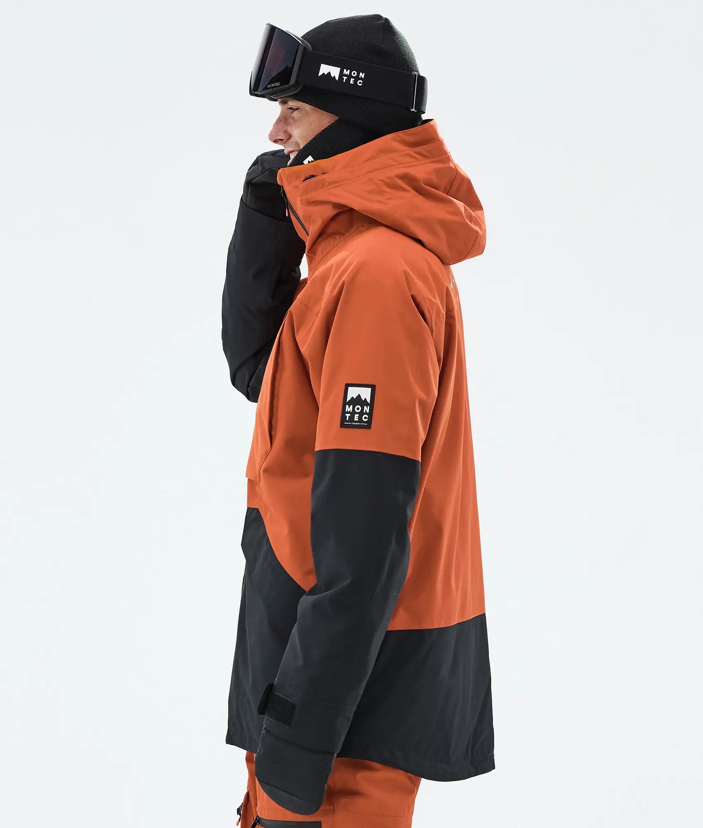 Veste de ski Arch pour homme - Orange brûlé/Noir