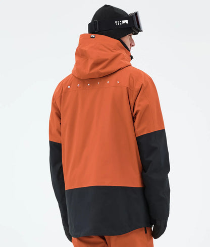 Veste de ski Arch pour homme - Orange brûlé/Noir