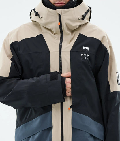 Veste de ski Morpheus pour homme - Sable/Noir/Bleu métal
