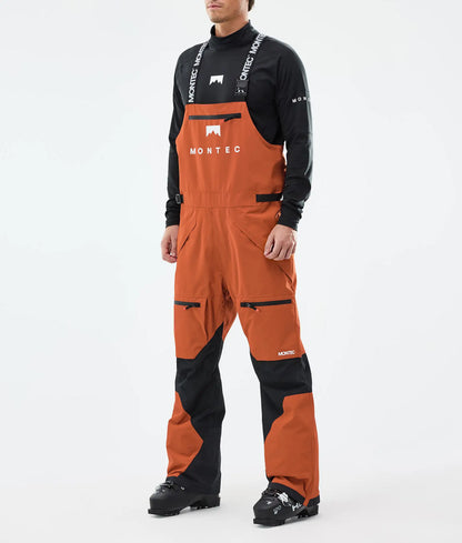 Pantalon de ski Arch pour homme - Orange brûlé/Noir