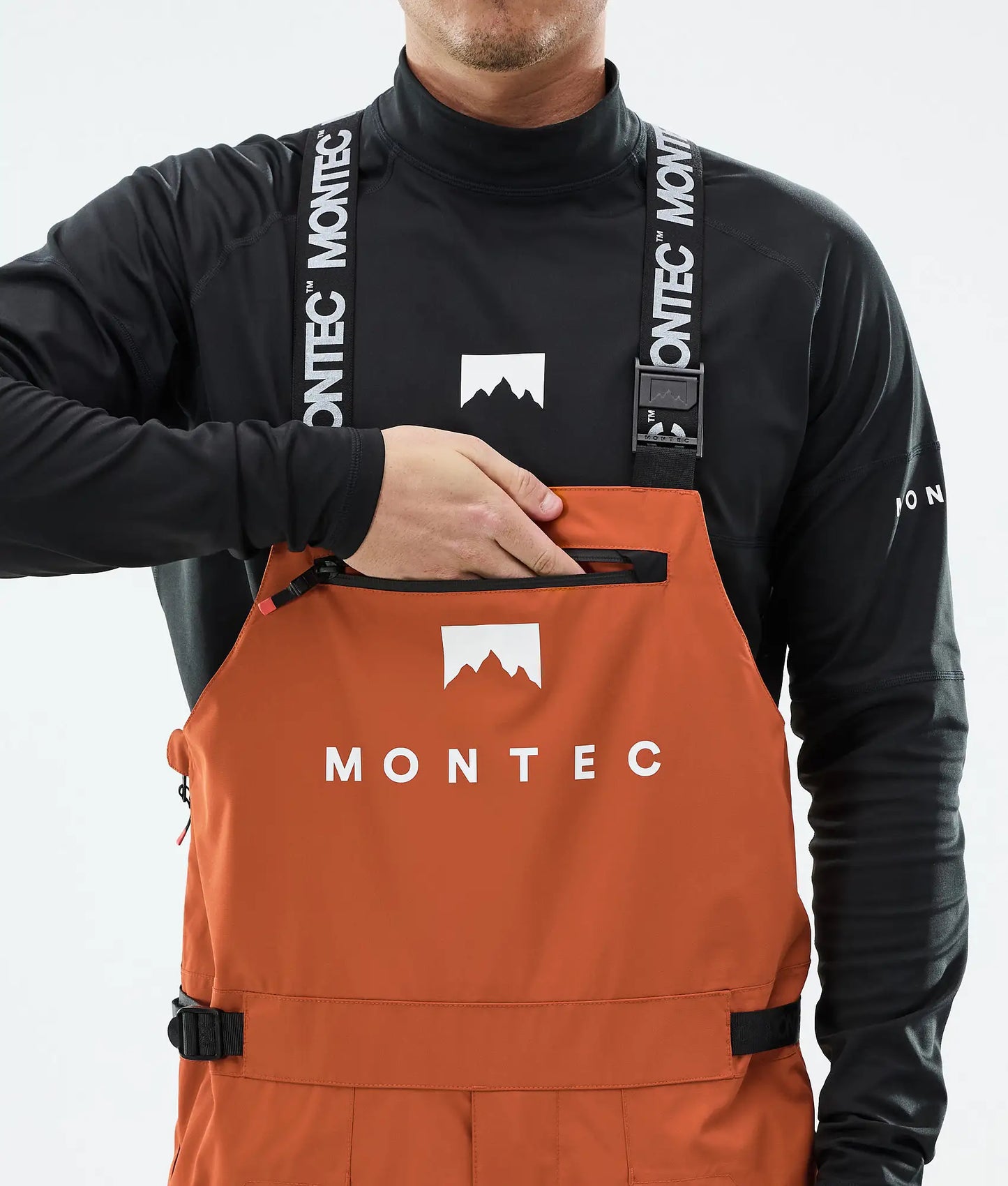 Pantalon de ski Arch pour homme - Orange brûlé/Noir