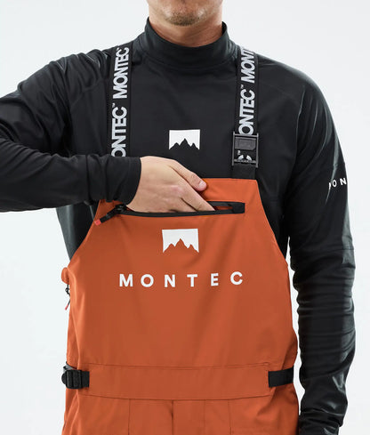 Pantalon de ski Arch pour homme - Orange brûlé/Noir