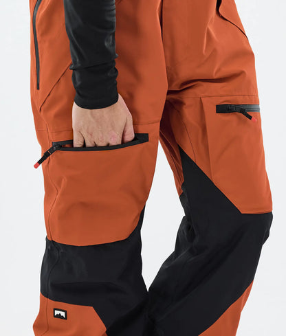 Pantalon de ski Arch pour homme - Orange brûlé/Noir