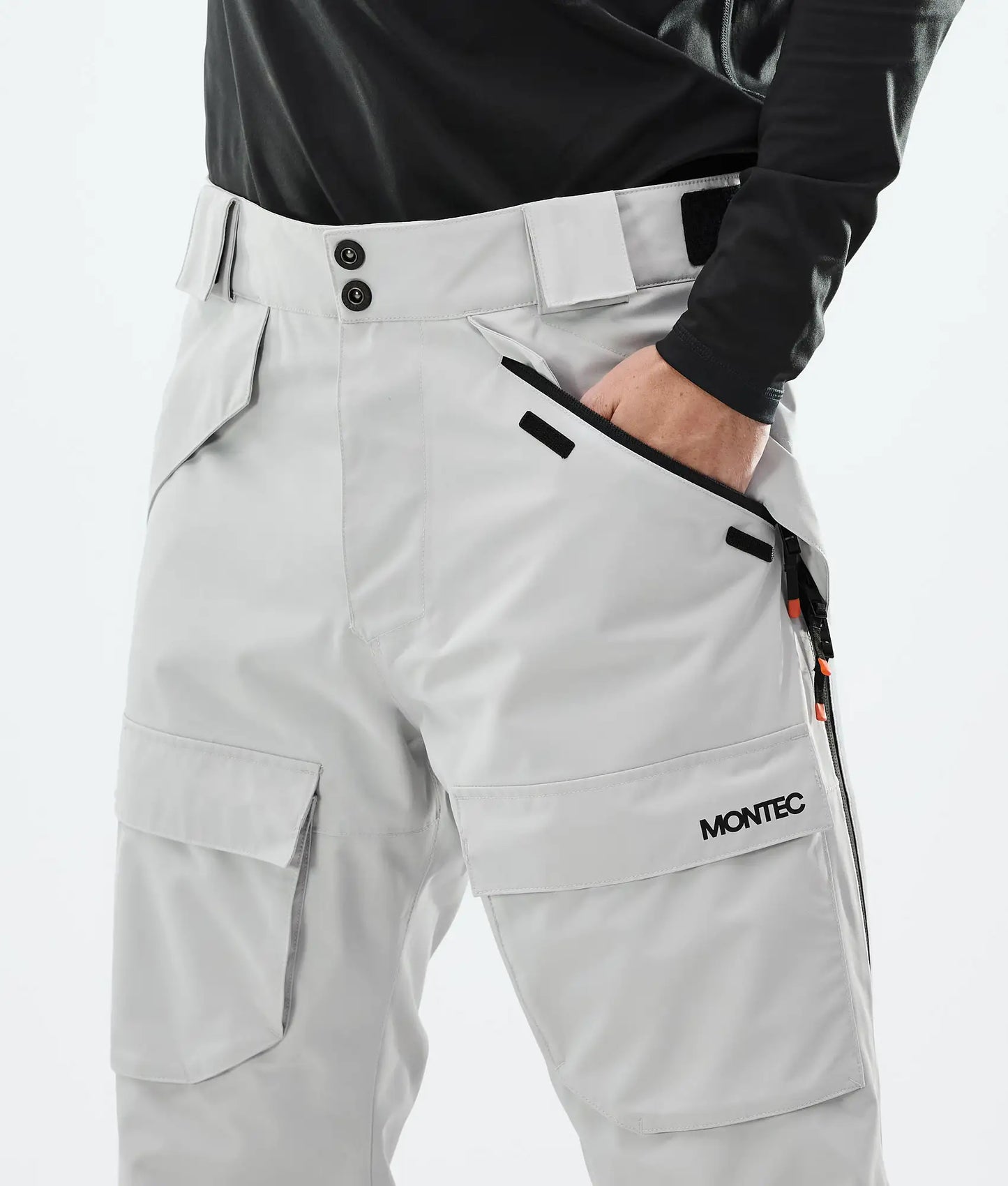 Pantalon de ski Kirin pour homme - Gris clair