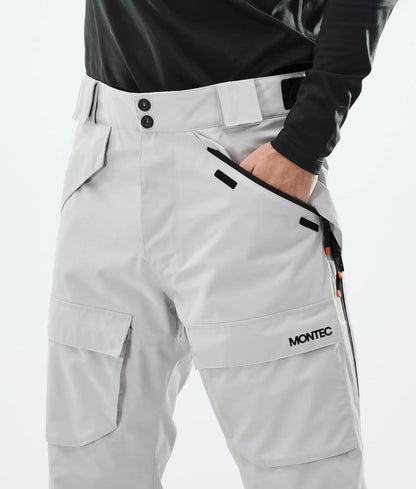 Pantalon de ski Kirin pour homme - Gris clair