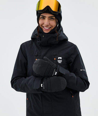 Moufles de neige noires