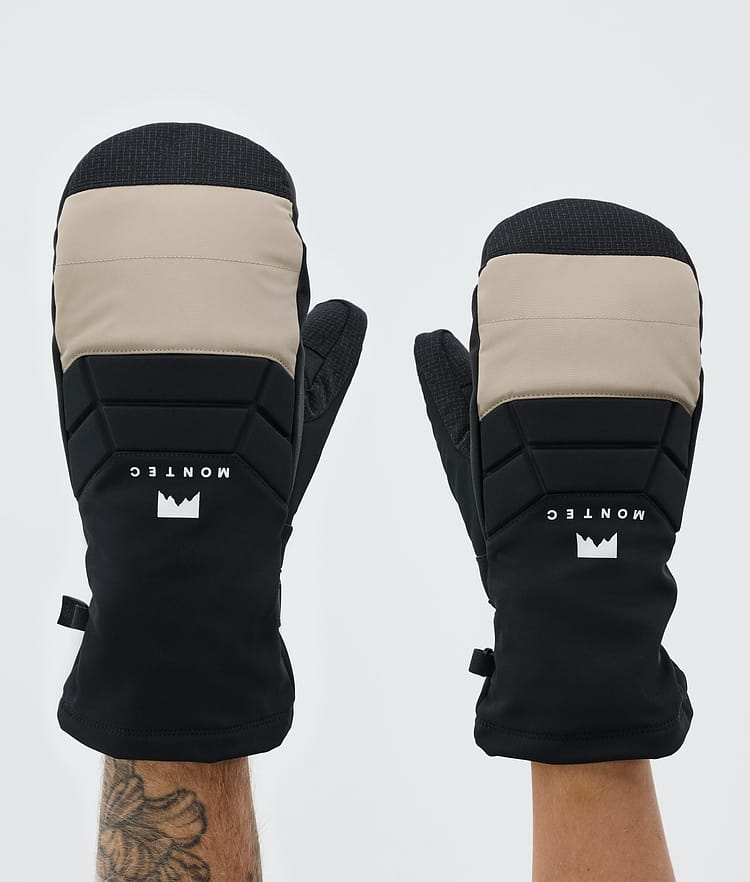 Moufles de neige sable